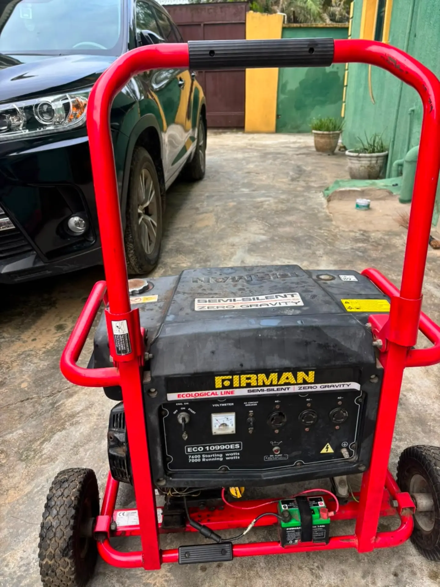 USED FIRMAN 7KVA KEY STARTER GENRATOR
