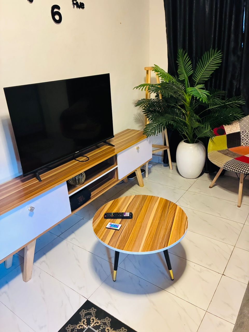 Brand New Tv Console with Center Table