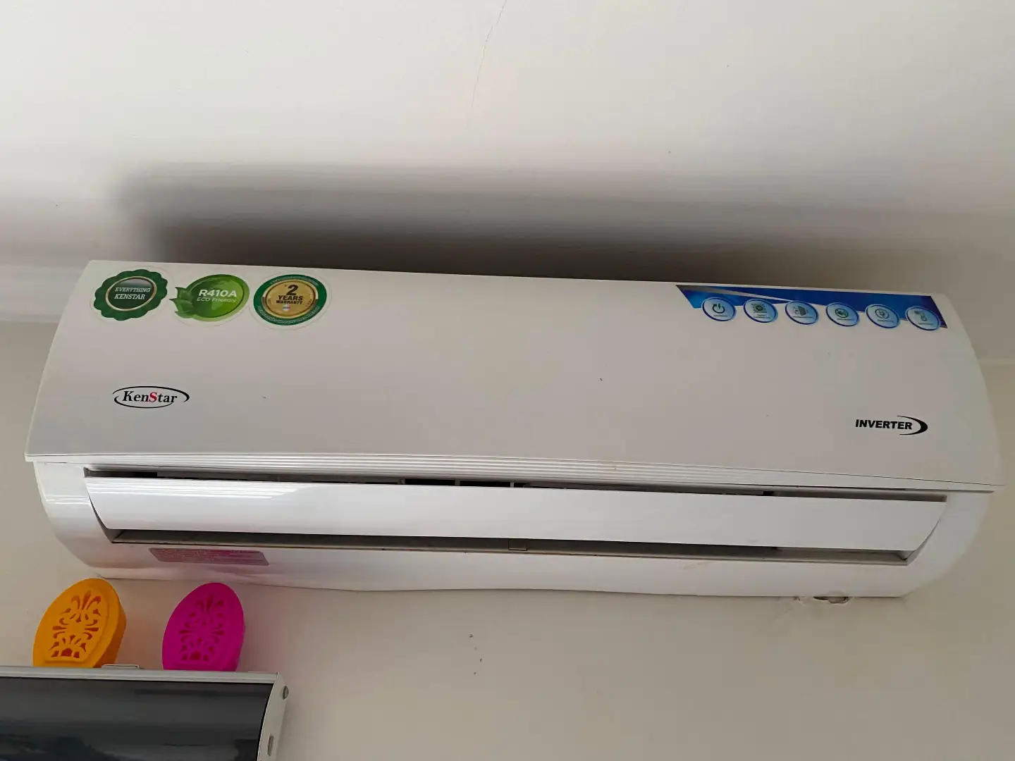 USED KENSTAR 1.5HP INVERTER AC WITH REMOTE