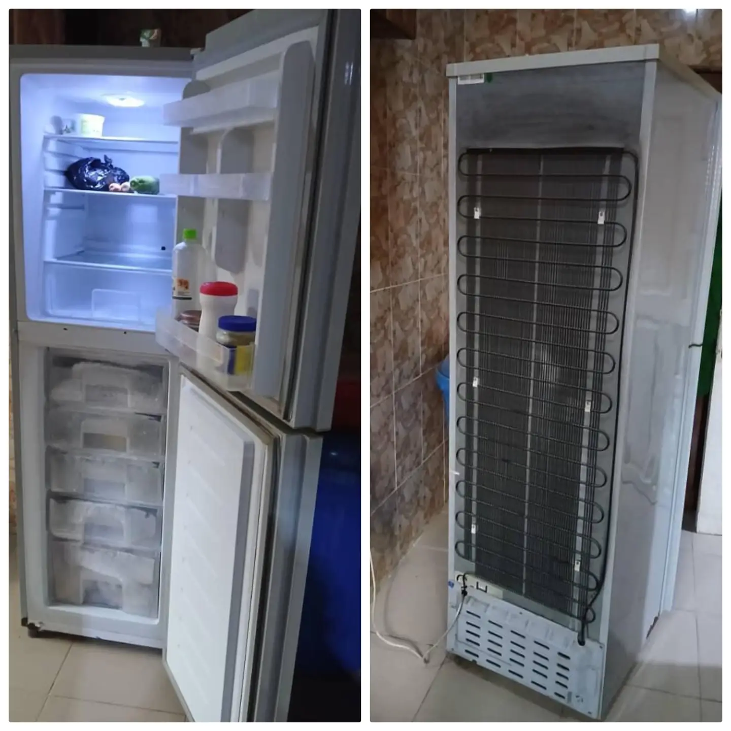 USED HAIER THERMOCOOL DOUBLE DOOR REFRIGERATOR 350L
